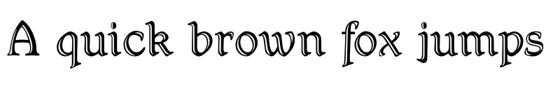 Preview of FONTSPRING DEMO - Hamlet Handtooled Regular font