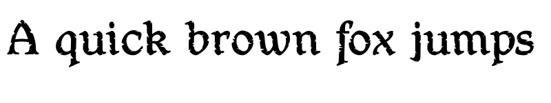 Preview of FONTSPRING DEMO - Hamlet Headstone Regular font