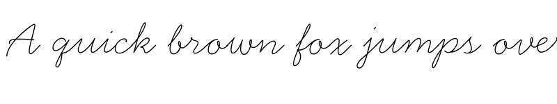 Preview of FONTSPRING DEMO - Handsome Pro Thin Regular font