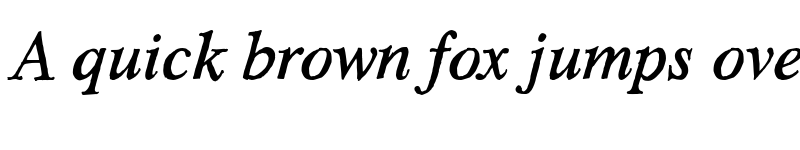 Preview of FONTSPRING DEMO - HardTimesItalic Regular font