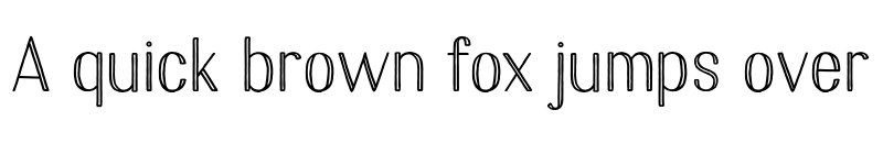 Preview of FONTSPRING DEMO - Harman Elegant Inline Regular font