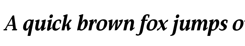 Preview of FONTSPRING DEMO - Hartia Bold Italic Italic font