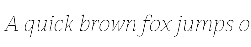 Preview of FONTSPRING DEMO - Hartia Light Italic Italic font