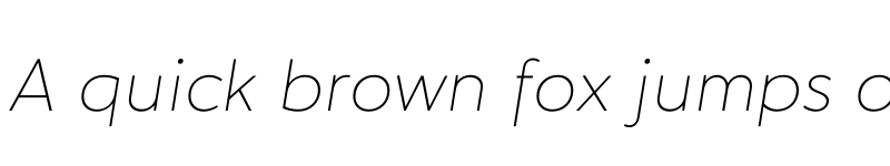 Preview of FONTSPRING DEMO - Hartwell thin italic Regular font