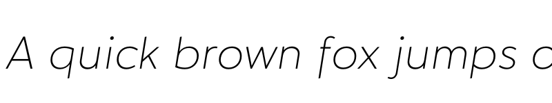 Preview of FONTSPRING DEMO - Hartwell ultralight italic Regular font