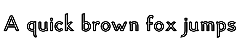 Preview of FONTSPRING DEMO - Haymer Inline Regular font