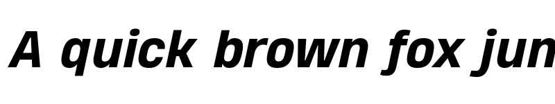 Preview of FONTSPRING DEMO - Heading Pro Double ExtraBold Italic font