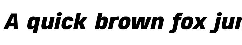 Preview of FONTSPRING DEMO - Heading Pro Double Heavy Italic font