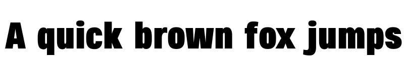 Preview of FONTSPRING DEMO - Heading Pro Medium Black Regular font