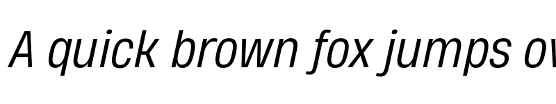 Preview of FONTSPRING DEMO - Heading Pro Medium Book Italic font
