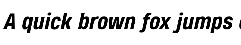 Preview of FONTSPRING DEMO - Heading Pro Medium ExtraBold Italic font