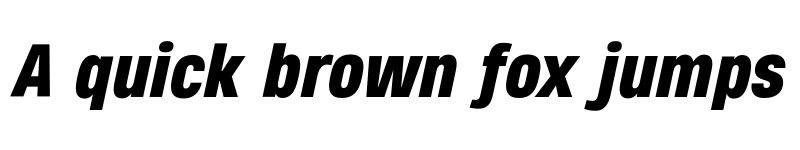 Preview of FONTSPRING DEMO - Heading Pro Medium Heavy Italic font