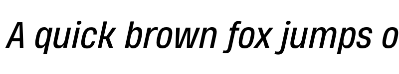 Preview of FONTSPRING DEMO - Heading Pro Medium Italic font