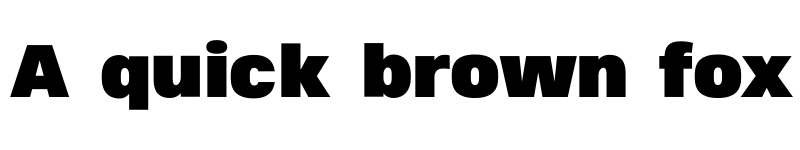 Preview of FONTSPRING DEMO - Heading Pro Treble Black Regular font