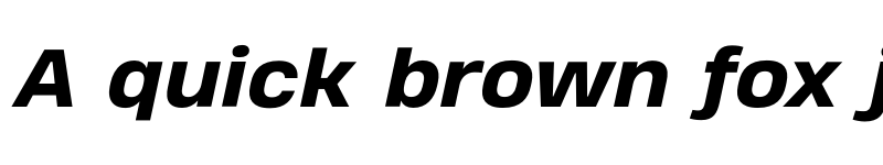 Preview of FONTSPRING DEMO - Heading Pro Treble ExtraBold Italic font