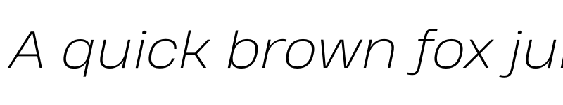 Preview of FONTSPRING DEMO - Heading Pro Treble ExtraLight Italic font