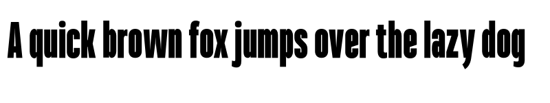 Preview of FONTSPRING DEMO - Heading Pro Ultracomp Heavy Regular font