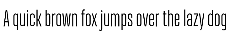 Preview of FONTSPRING DEMO - Heading Pro Ultracomp Light Regular font