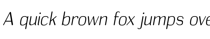 Preview of FONTSPRING DEMO - Headlight Lt Italic font