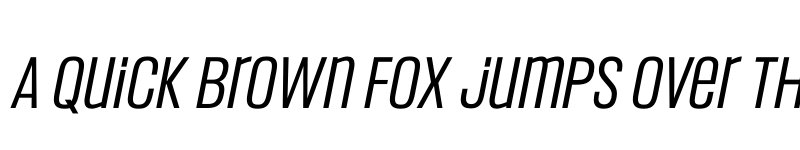 Preview of FONTSPRING DEMO - Headlines Uni A Italic font