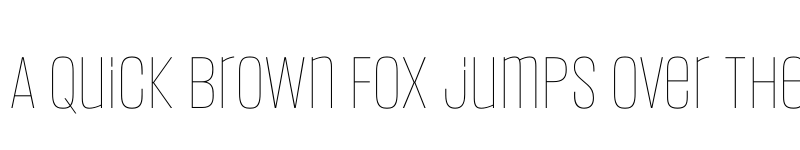 Preview of FONTSPRING DEMO - Headlines Uni A Thin Regular font