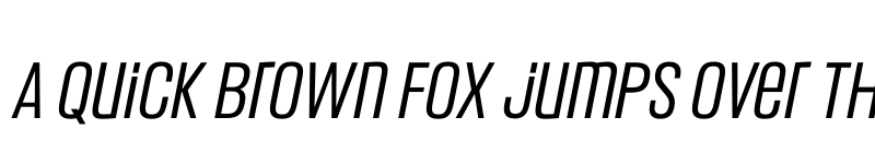 Preview of FONTSPRING DEMO - Headlines Uni B Italic font