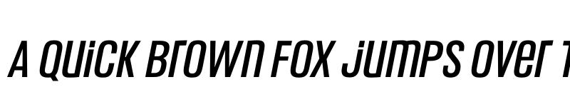 Preview of FONTSPRING DEMO - Headlines Uni B Medium Italic Regular font