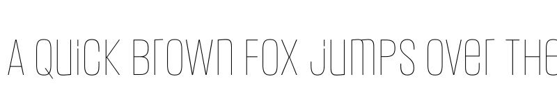 Preview of FONTSPRING DEMO - Headlines Uni B Thin Regular font