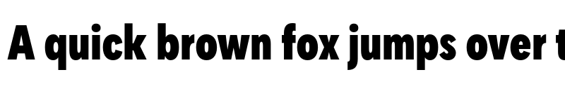 Preview of FONTSPRING DEMO - Heavy Cn Regular font