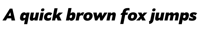 Preview of FONTSPRING DEMO - Heavy Italic Italic font