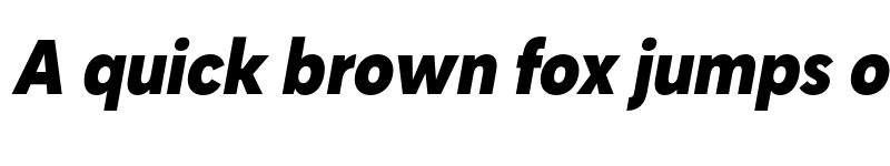 Preview of FONTSPRING DEMO - Heavy Nr It Italic font