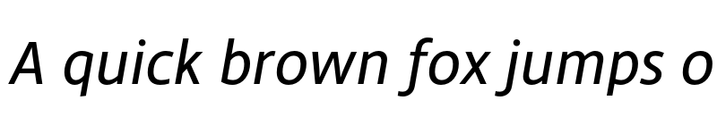 Preview of FONTSPRING DEMO - Hedley New Rg Italic font