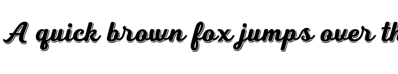 Preview of FONTSPRING DEMO - Heiders Script C Sh Black C Sh Black font