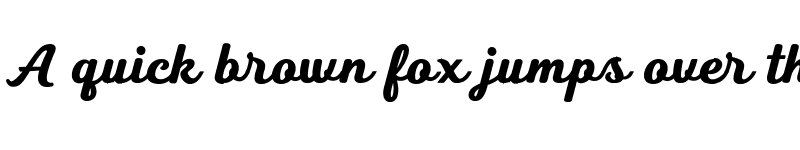 Preview of FONTSPRING DEMO - Heiders Script R Black R Black font