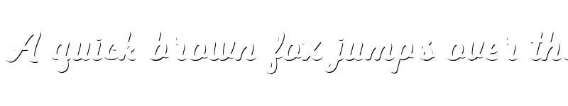 Preview of FONTSPRING DEMO - Heiders Script R Sh1 Bold R Sh1 Bold font