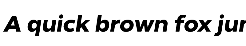 Preview of FONTSPRING DEMO - Helios Antique Black Italic Regular font