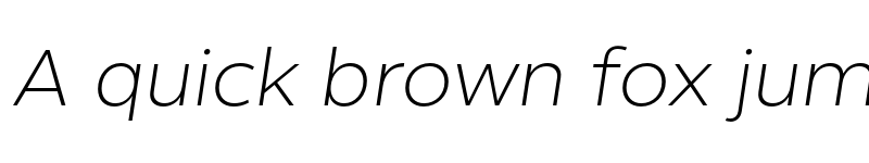 Preview of FONTSPRING DEMO - Helios Antique Light Italic Regular font