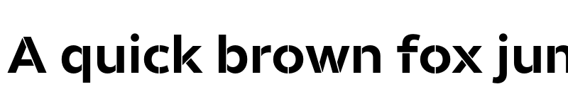 Preview of FONTSPRING DEMO - Helios Stencil Bold Regular font