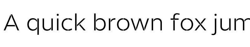 Preview of FONTSPRING DEMO - Helios Stencil Regular font