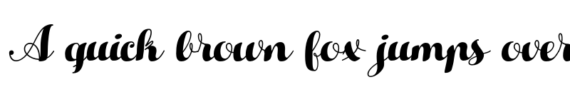 Preview of FONTSPRING DEMO - Hello Script Regular font