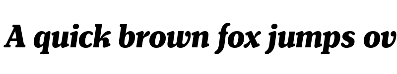 Preview of FONTSPRING DEMO - Henriette Condensed Heavy Italic font