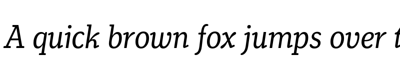 Preview of FONTSPRING DEMO - Henriette Condensed Italic font