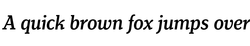 Preview of FONTSPRING DEMO - Henriette Condensed Medium Italic font