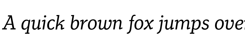 Preview of FONTSPRING DEMO - Henriette Italic font