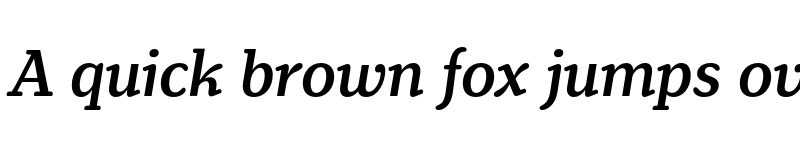 Preview of FONTSPRING DEMO - Henriette Medium Italic font