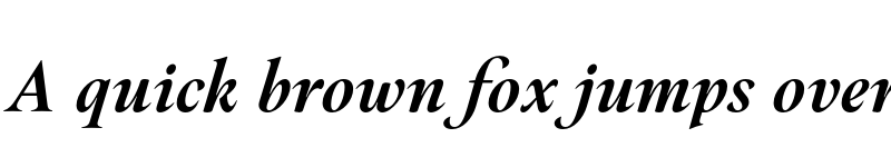 Preview of FONTSPRING DEMO - Hermann Black Italic font