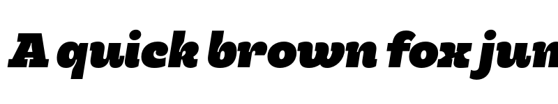 Preview of FONTSPRING DEMO - Hernandez Niu Heavy Italic Regular font