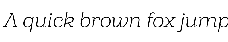 Preview of FONTSPRING DEMO - Hernandez Niu Light Italic Regular font