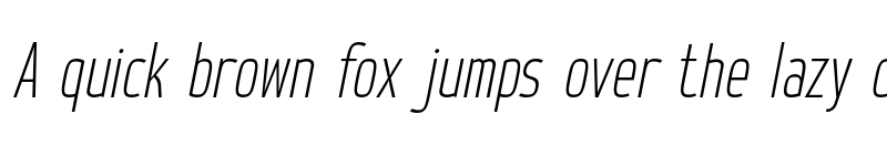 Preview of FONTSPRING DEMO - Hinton Light Italic font