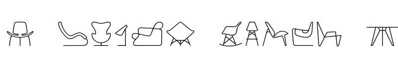 Preview of FONTSPRING DEMO - Hogar Dingbats Regular font